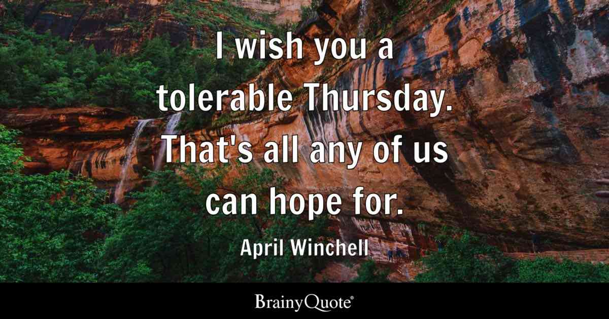 thursday quotes funny for work