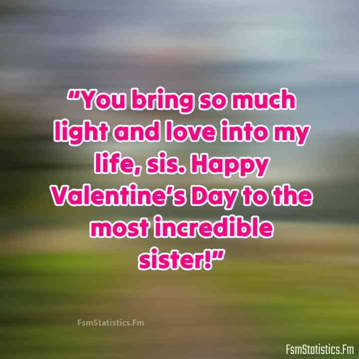 valentines day quotes for sister