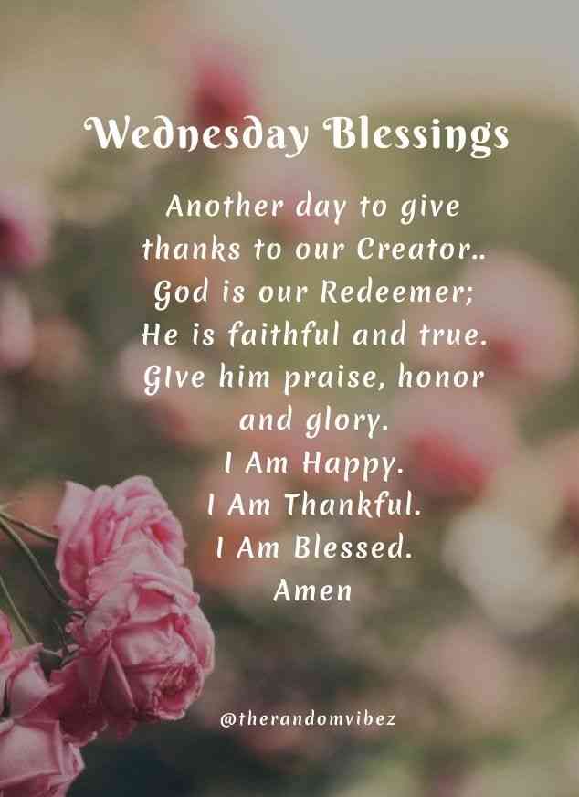 wednesday blessings inspirational quotes